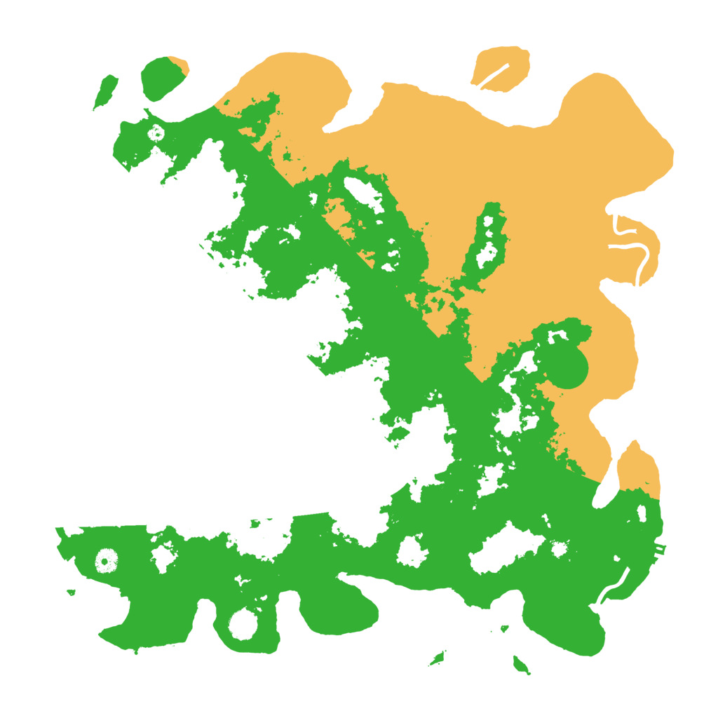 Biome Rust Map: Procedural Map, Size: 4500, Seed: 1848385905