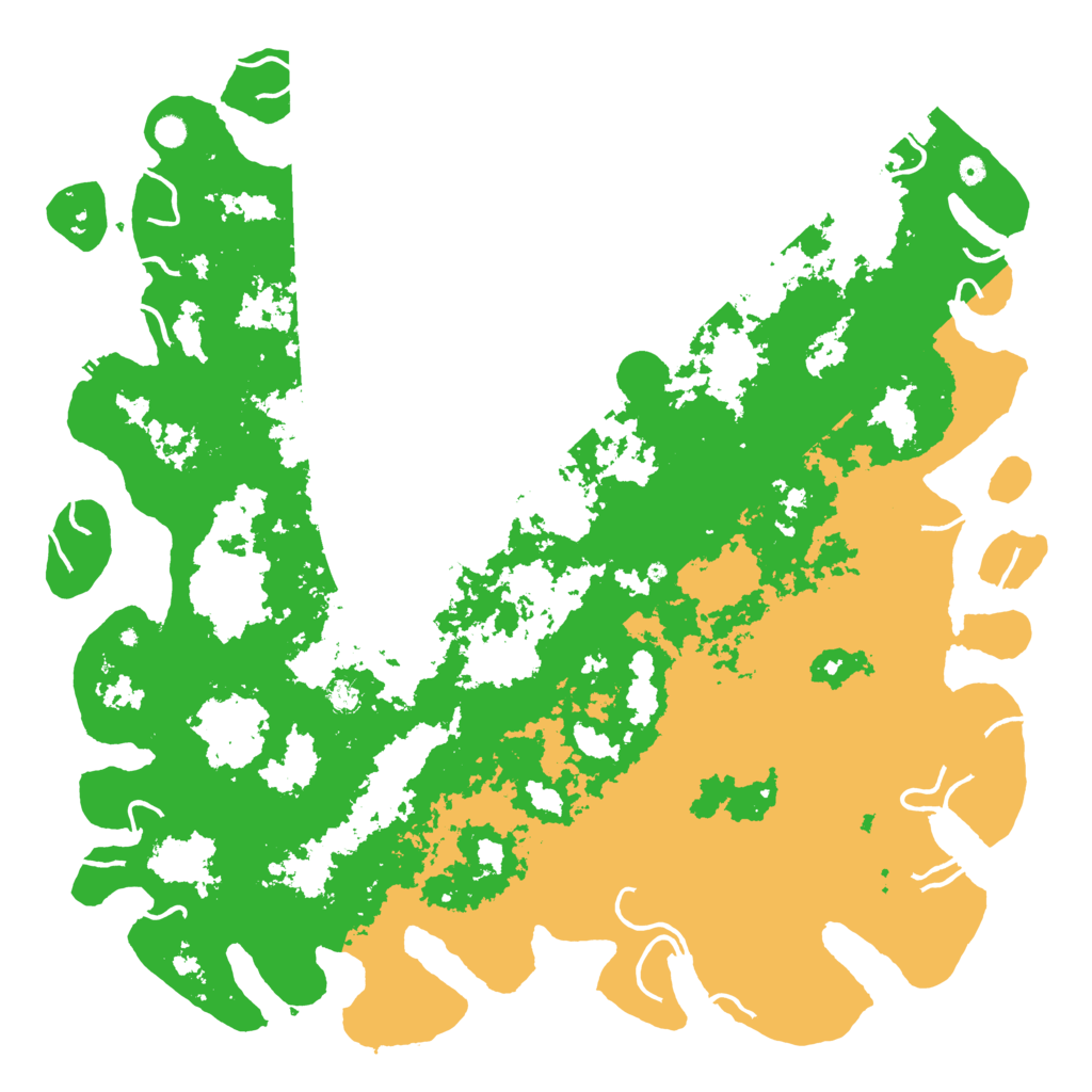 Biome Rust Map: Procedural Map, Size: 6000, Seed: 1330564307