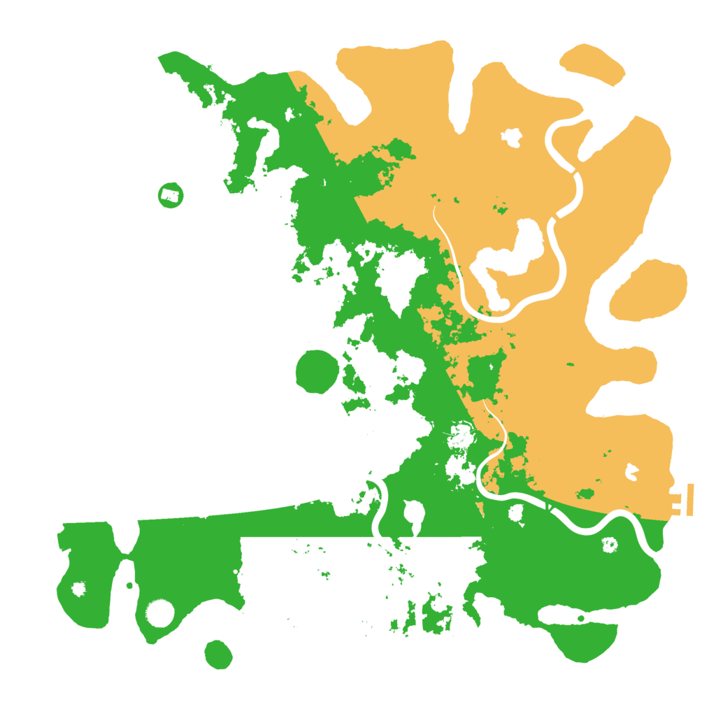 Biome Rust Map: Procedural Map, Size: 4500, Seed: 820142571