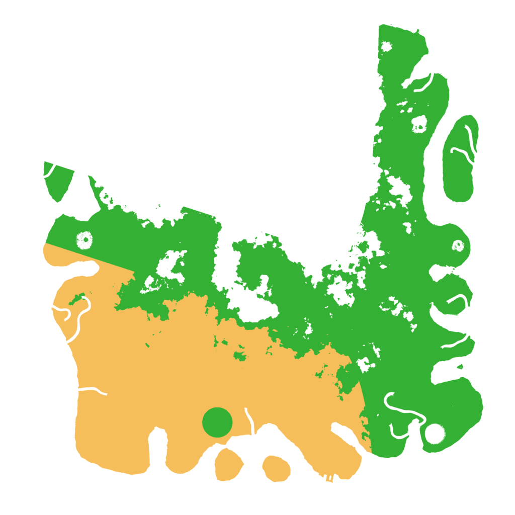 Biome Rust Map: Procedural Map, Size: 4500, Seed: 7741508