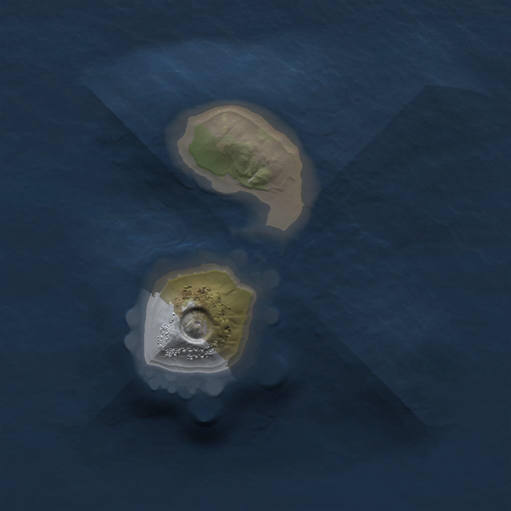 Rust Map: Procedural Map, Size: 1000, Seed: 1050, 1 Monuments