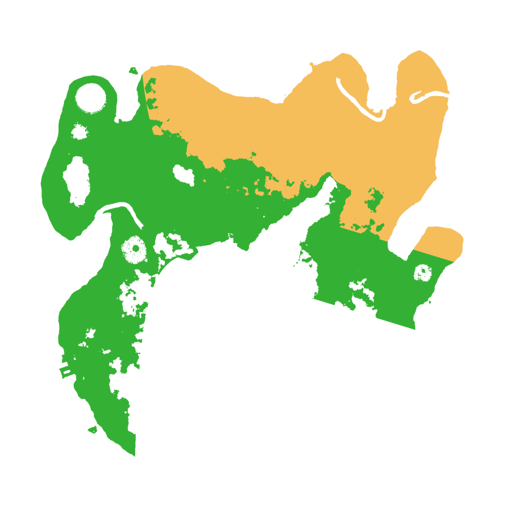 Biome Rust Map: Procedural Map, Size: 3000, Seed: 1891812228