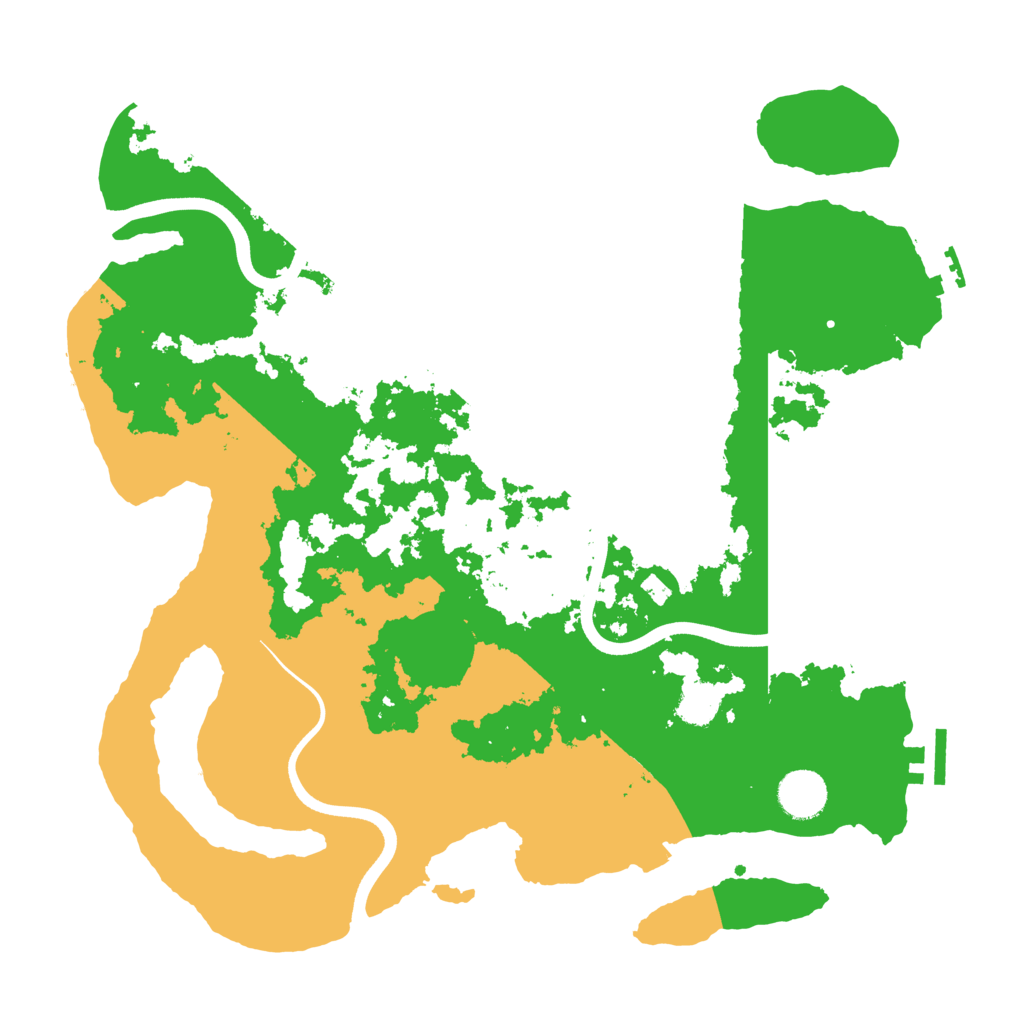 Biome Rust Map: Procedural Map, Size: 3700, Seed: 778289632