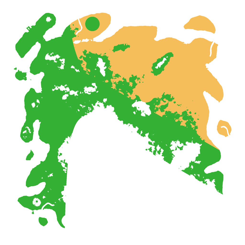 Biome Rust Map: Procedural Map, Size: 4500, Seed: 118697420