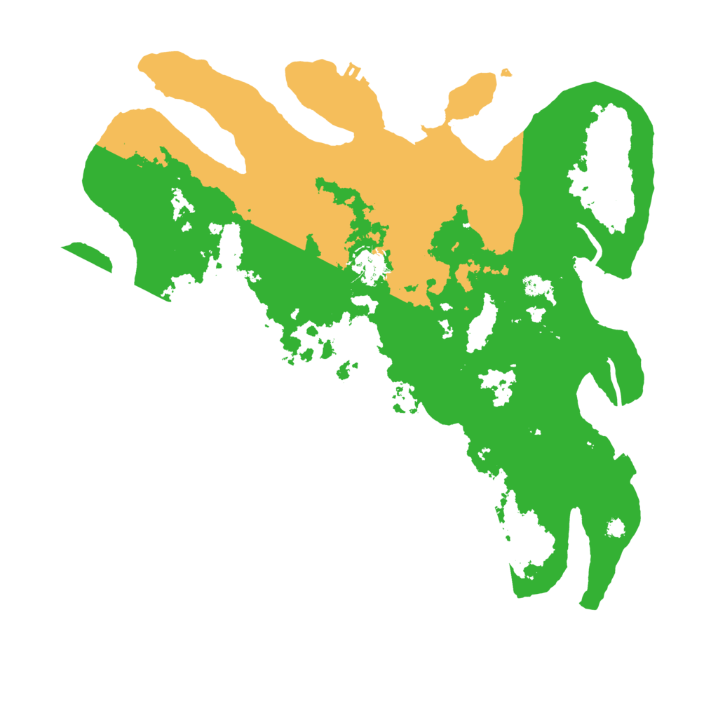 Biome Rust Map: Procedural Map, Size: 3500, Seed: 60303