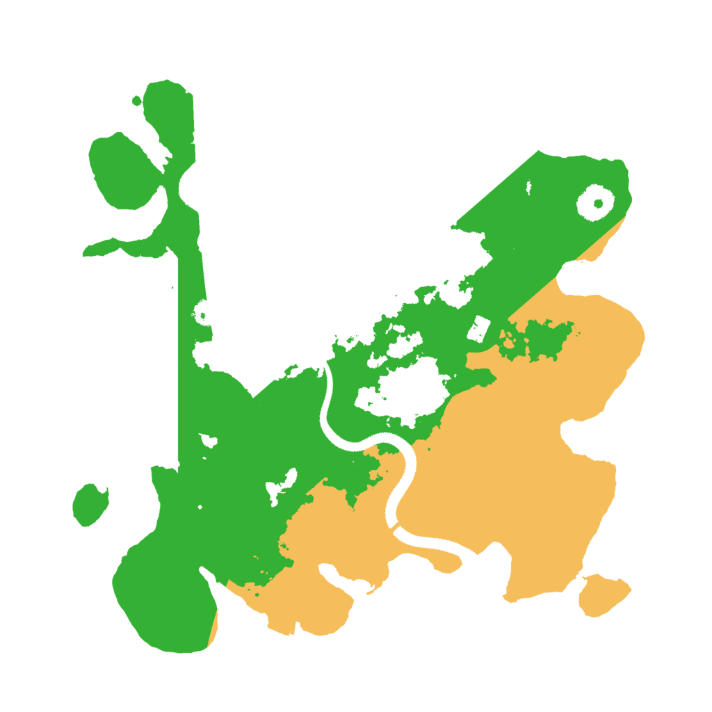 Biome Rust Map: Procedural Map, Size: 3000, Seed: 6543556