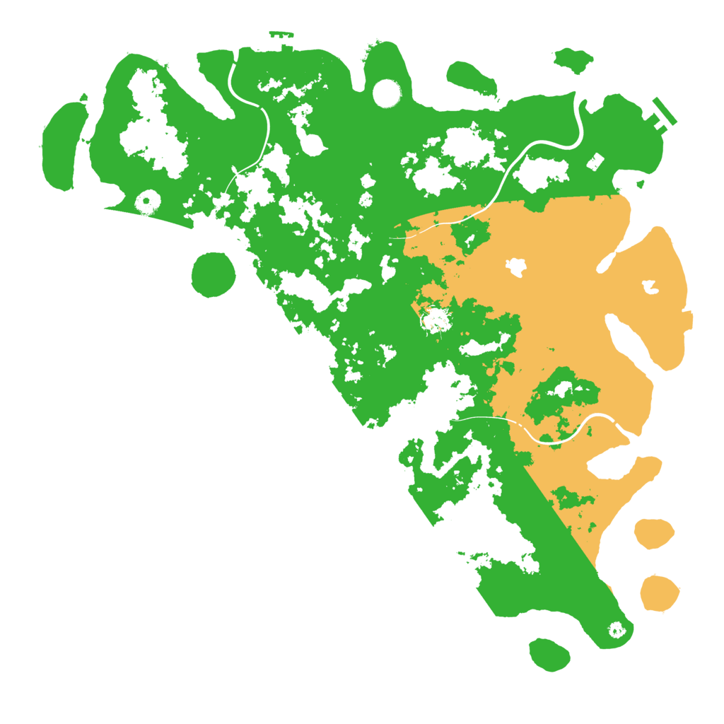 Biome Rust Map: Procedural Map, Size: 4500, Seed: 1857110282
