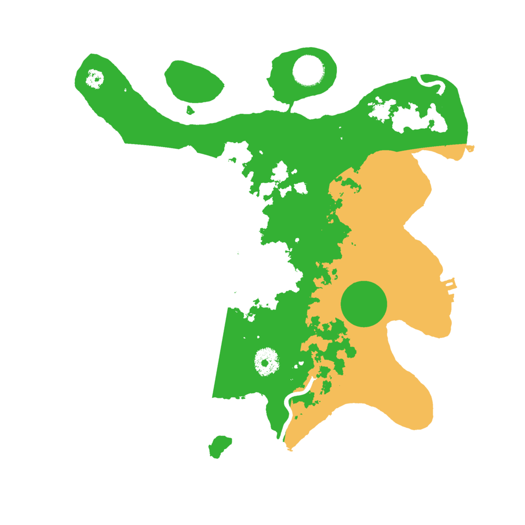 Biome Rust Map: Procedural Map, Size: 3000, Seed: 10312021