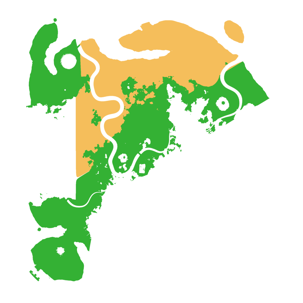 Biome Rust Map: Procedural Map, Size: 3500, Seed: 1113438132