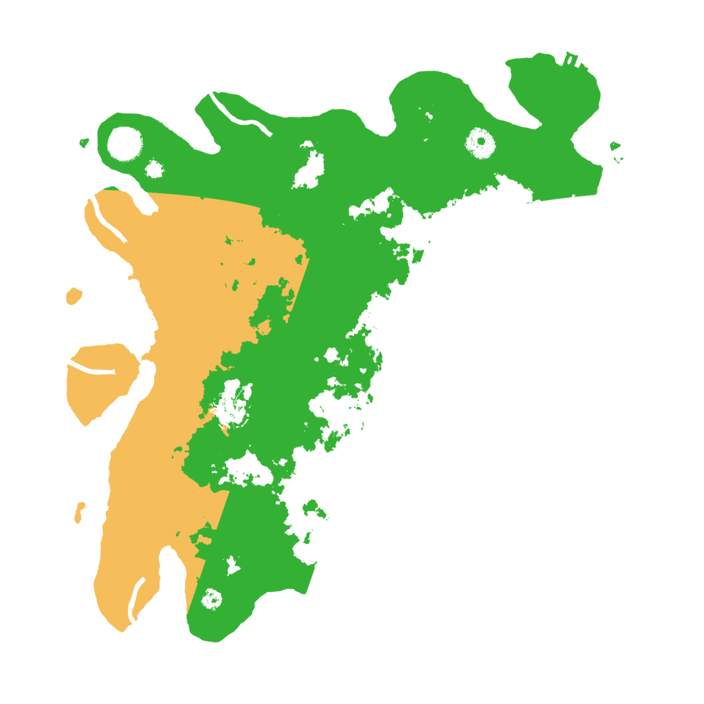 Biome Rust Map: Procedural Map, Size: 3600, Seed: 599