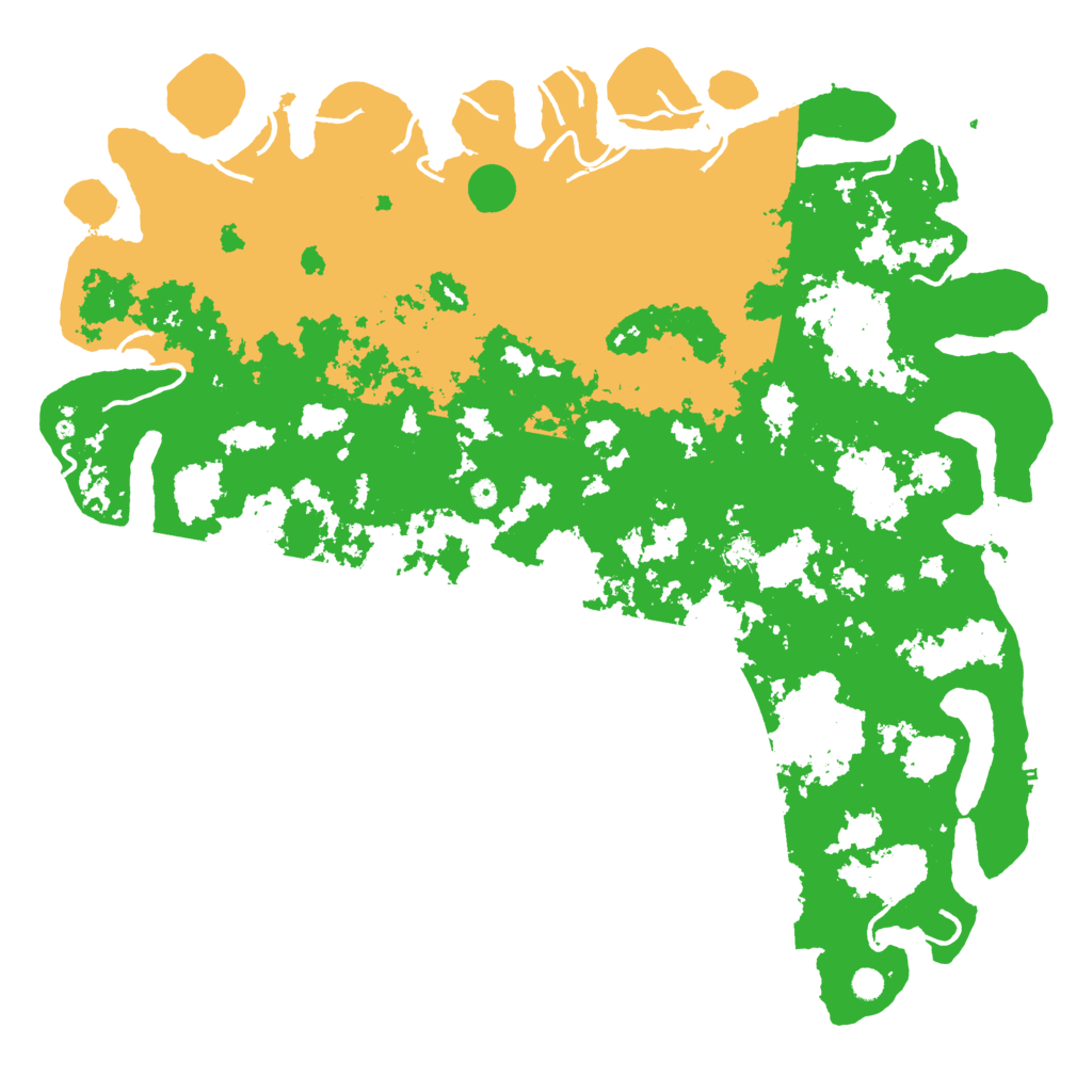 Biome Rust Map: Procedural Map, Size: 6000, Seed: 456234