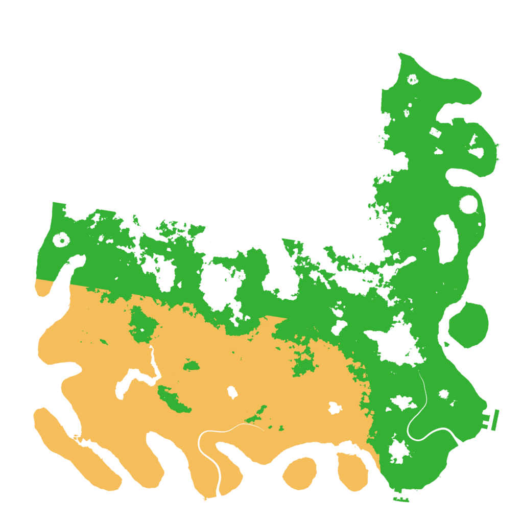 Biome Rust Map: Procedural Map, Size: 5000, Seed: 334342567