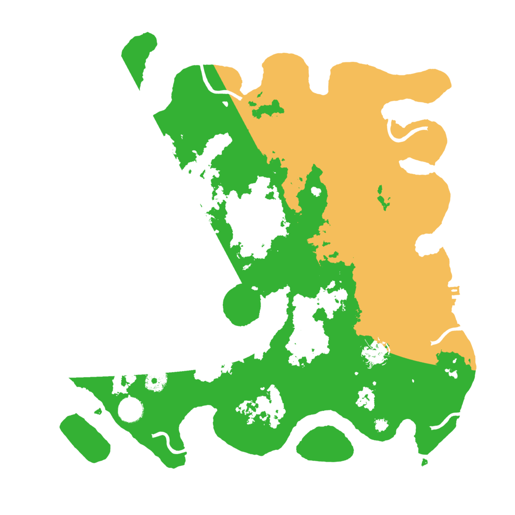 Biome Rust Map: Procedural Map, Size: 3600, Seed: 771380214