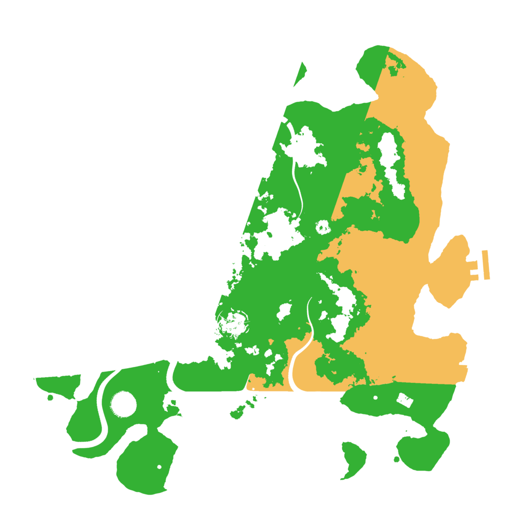 Biome Rust Map: Procedural Map, Size: 3600, Seed: 1153180661
