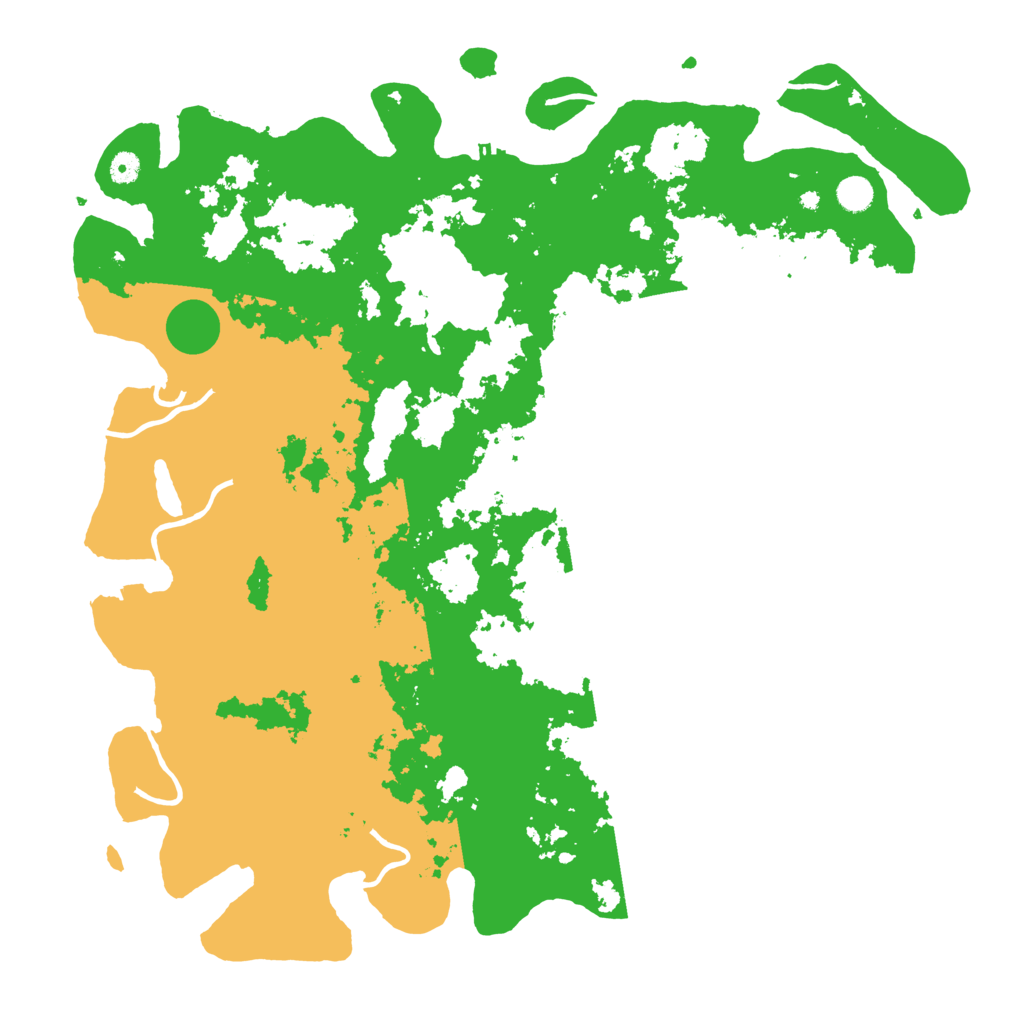 Biome Rust Map: Procedural Map, Size: 5000, Seed: 1244114