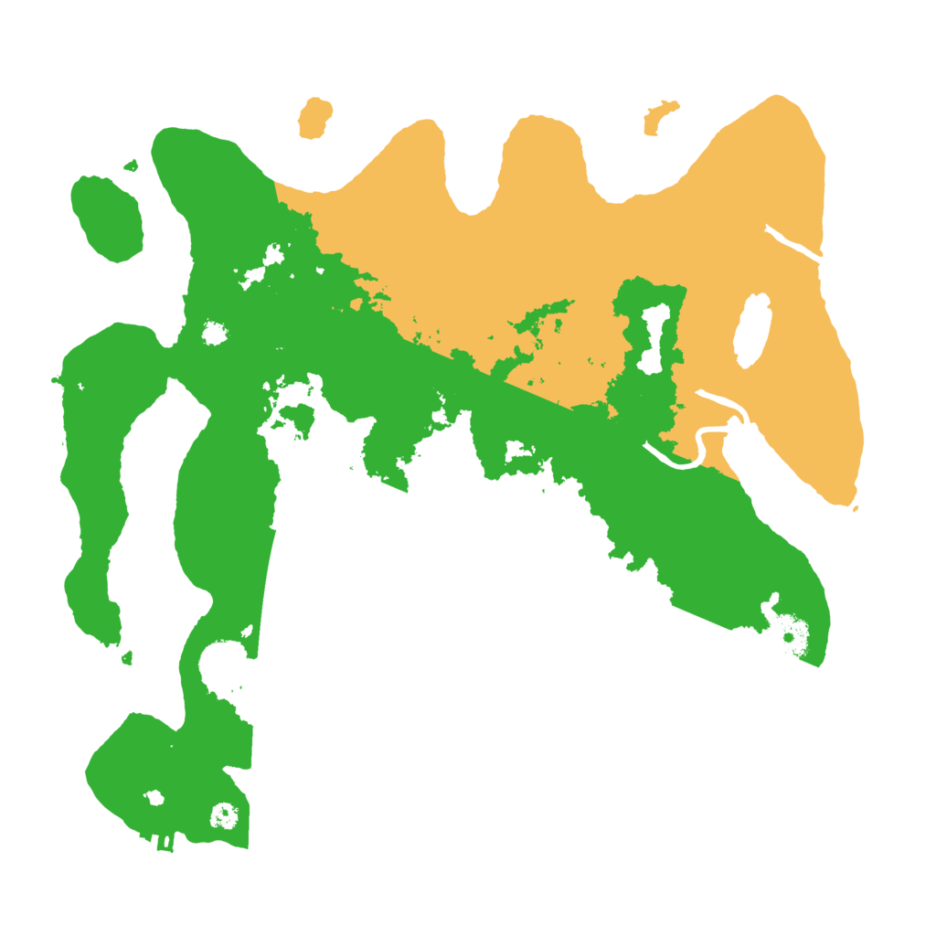 Biome Rust Map: Procedural Map, Size: 3500, Seed: 7123723