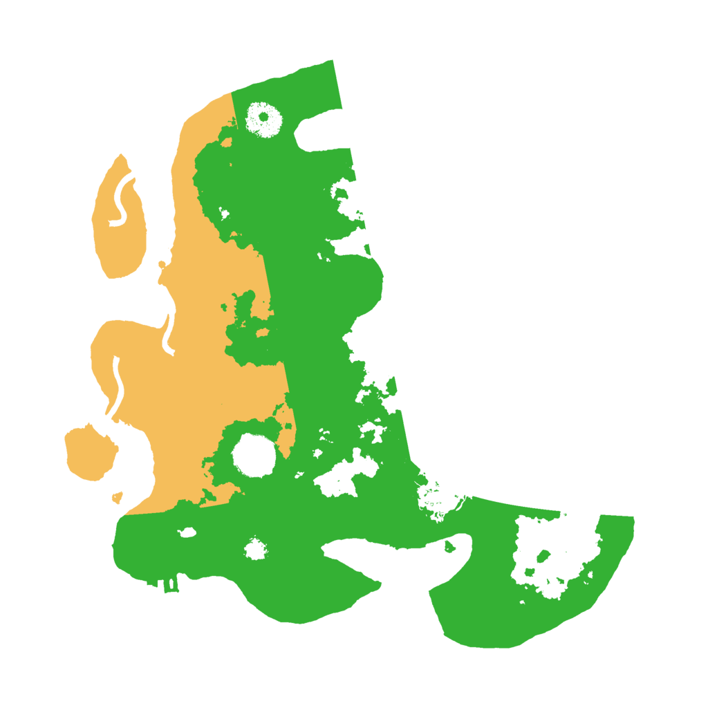 Biome Rust Map: Procedural Map, Size: 3000, Seed: 958640