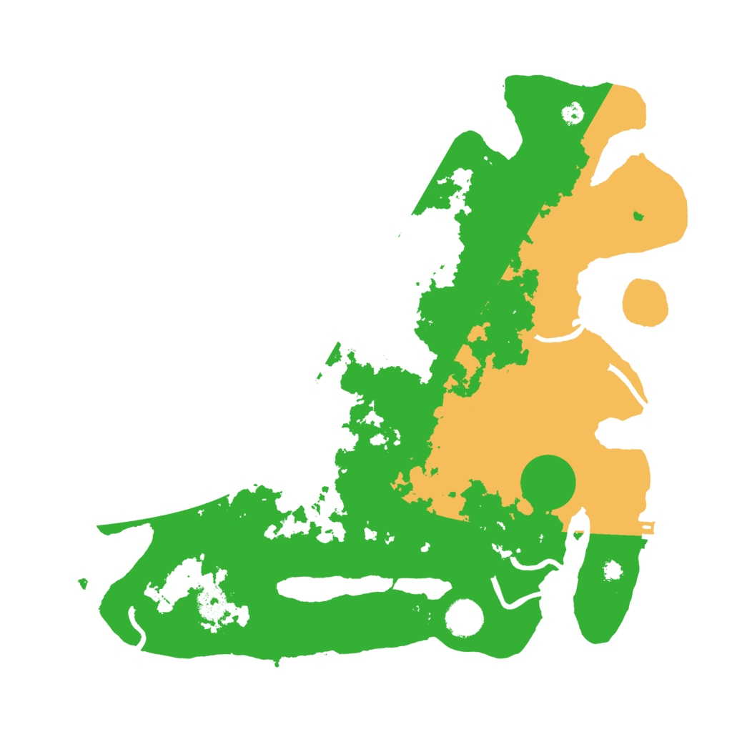 Biome Rust Map: Procedural Map, Size: 3500, Seed: 2081255293