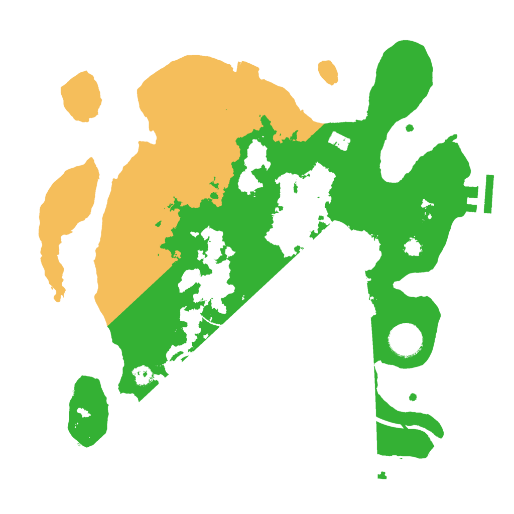 Biome Rust Map: Procedural Map, Size: 2700, Seed: 21242618