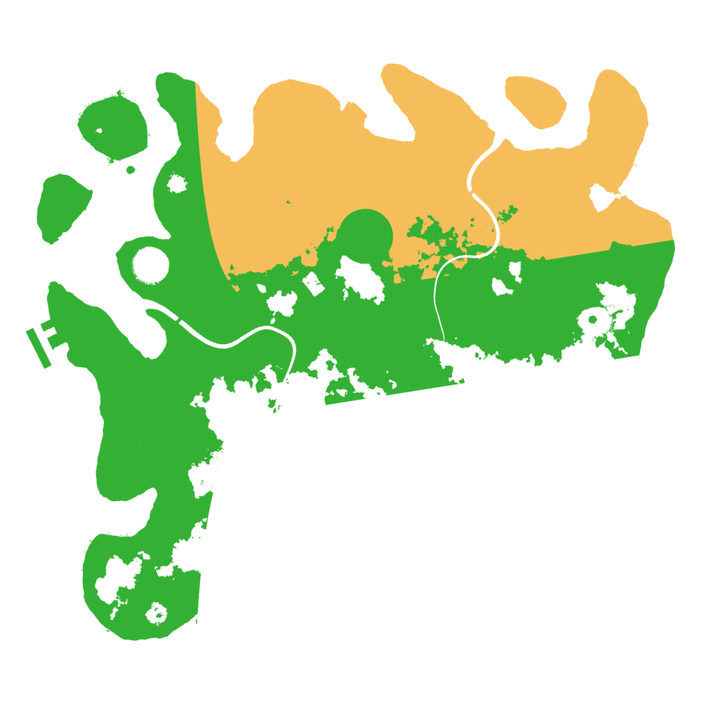 Biome Rust Map: Procedural Map, Size: 3500, Seed: 1638746872