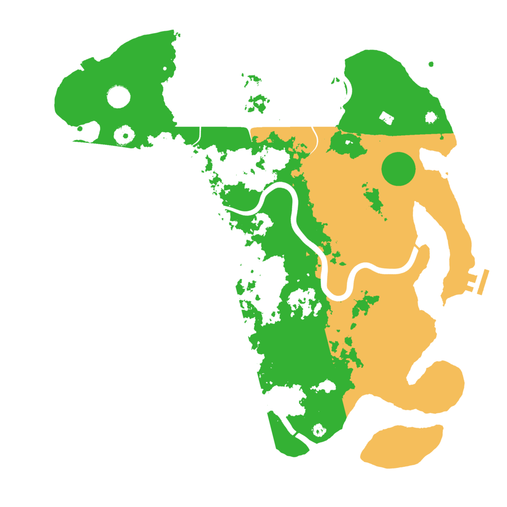 Biome Rust Map: Procedural Map, Size: 3950, Seed: 1496670536