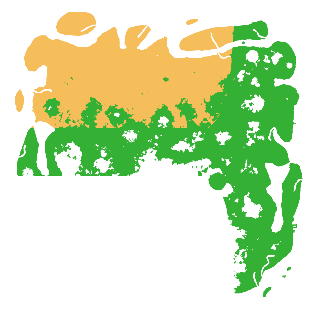 Biome Rust Map: Procedural Map, Size: 5000, Seed: 27543045