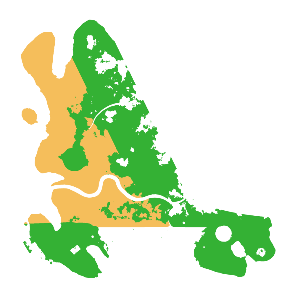 Biome Rust Map: Procedural Map, Size: 3500, Seed: 345636