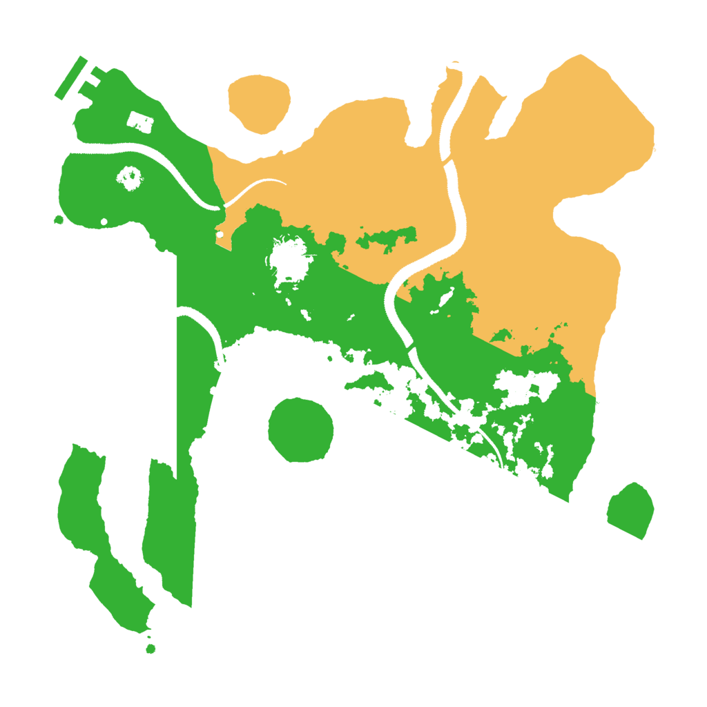 Biome Rust Map: Procedural Map, Size: 3000, Seed: 294196