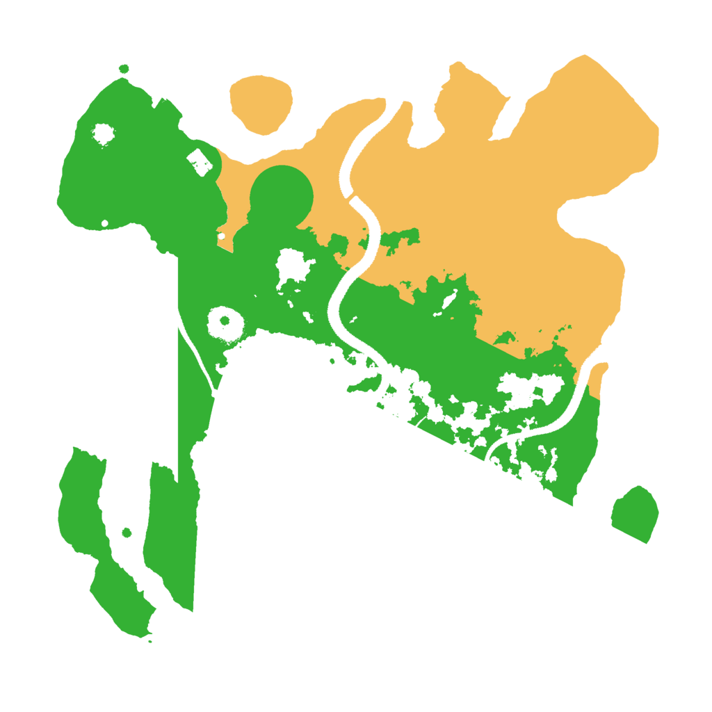 Biome Rust Map: Procedural Map, Size: 3000, Seed: 294196