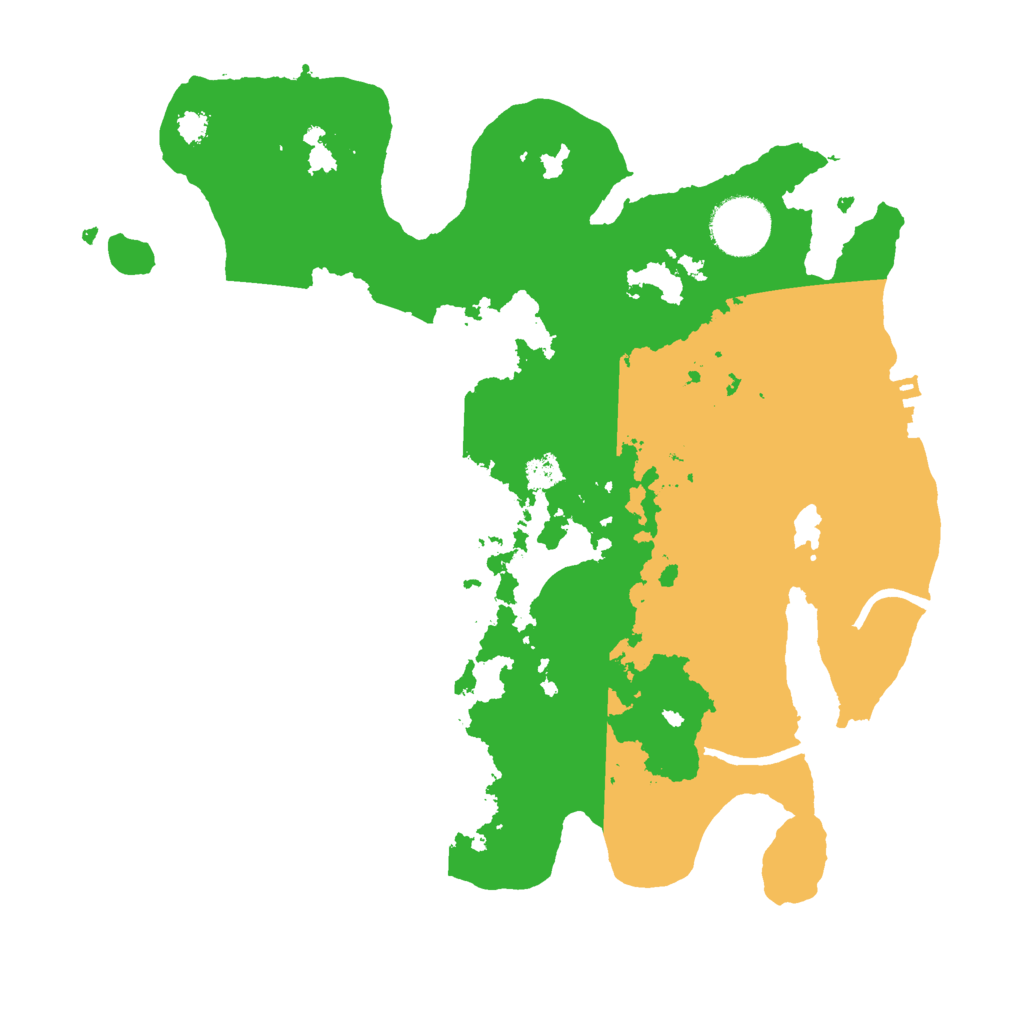 Biome Rust Map: Procedural Map, Size: 3000, Seed: 1148343781
