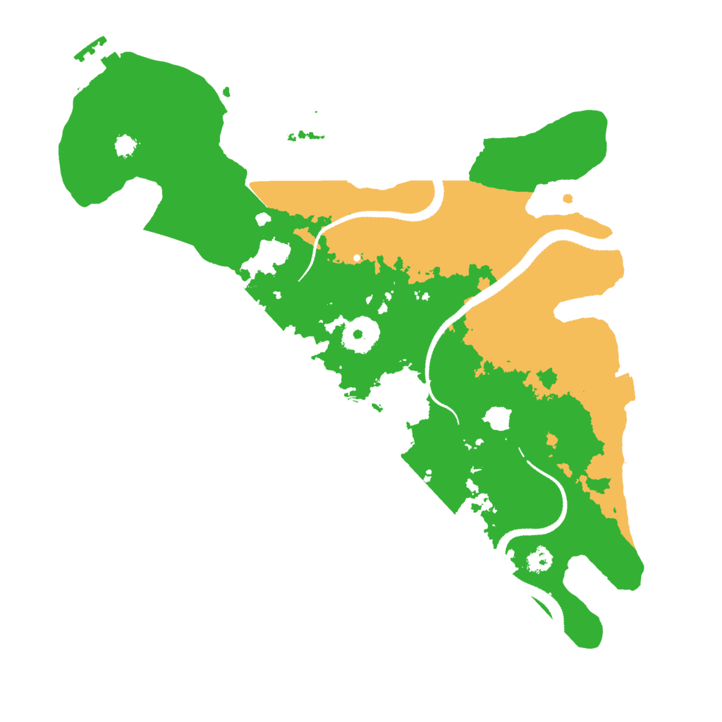 Biome Rust Map: Procedural Map, Size: 3000, Seed: 1981148667