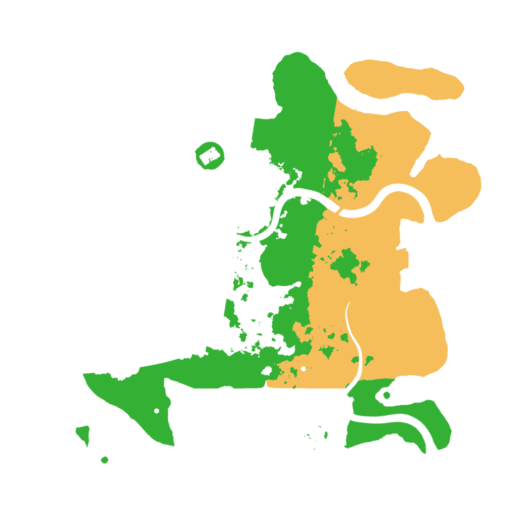 Biome Rust Map: Procedural Map, Size: 3000, Seed: 894624
