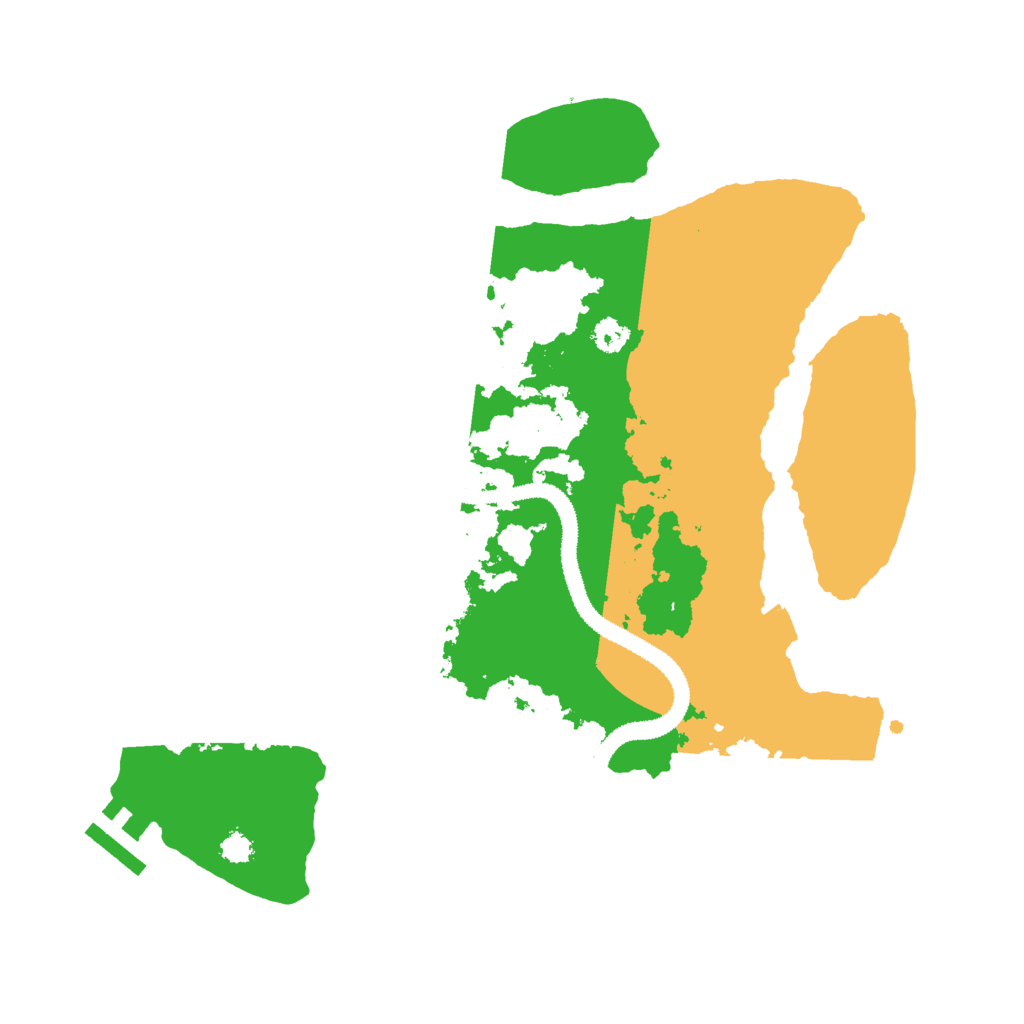 Biome Rust Map: Procedural Map, Size: 3000, Seed: 100799
