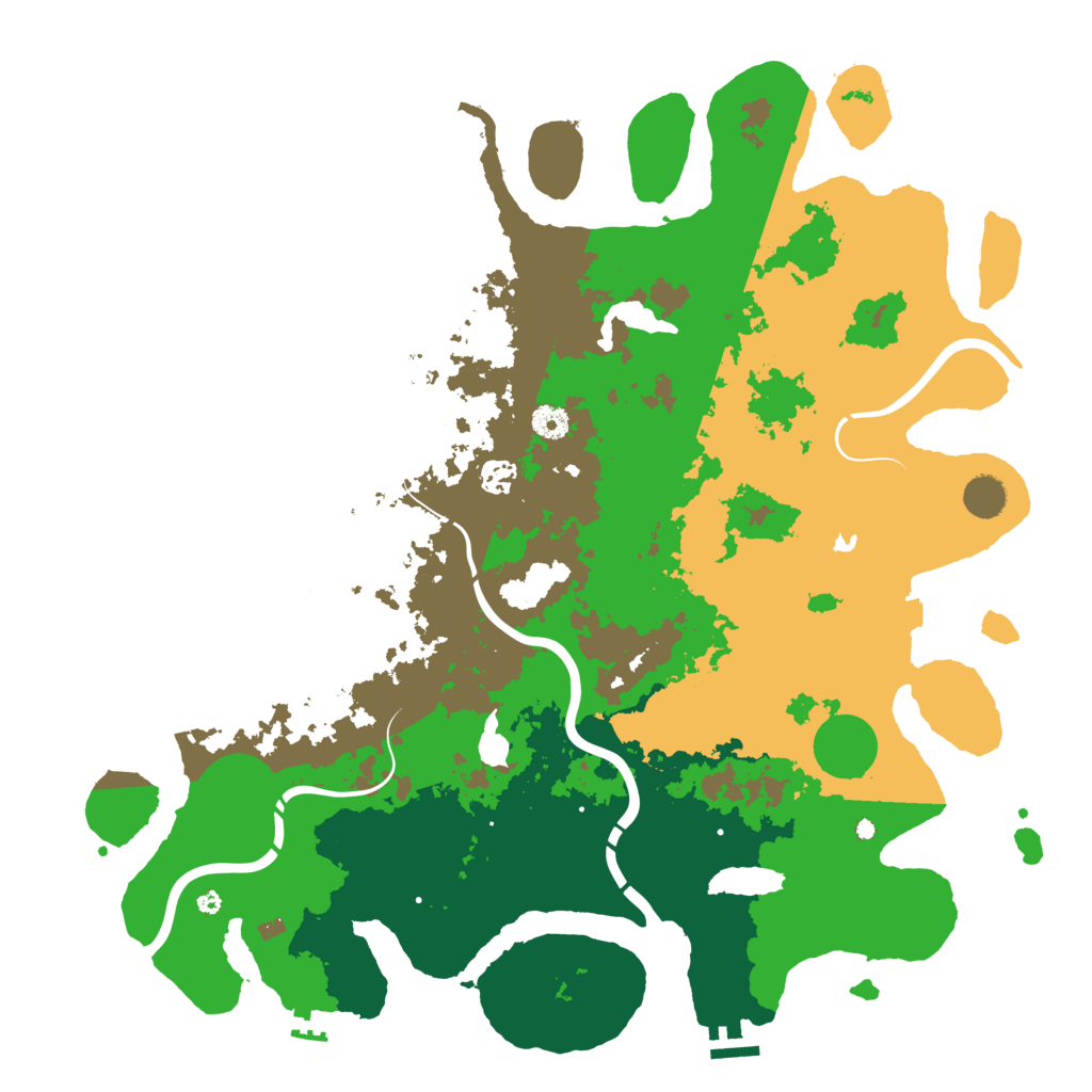 Biome Rust Map: Procedural Map, Size: 4500, Seed: 149