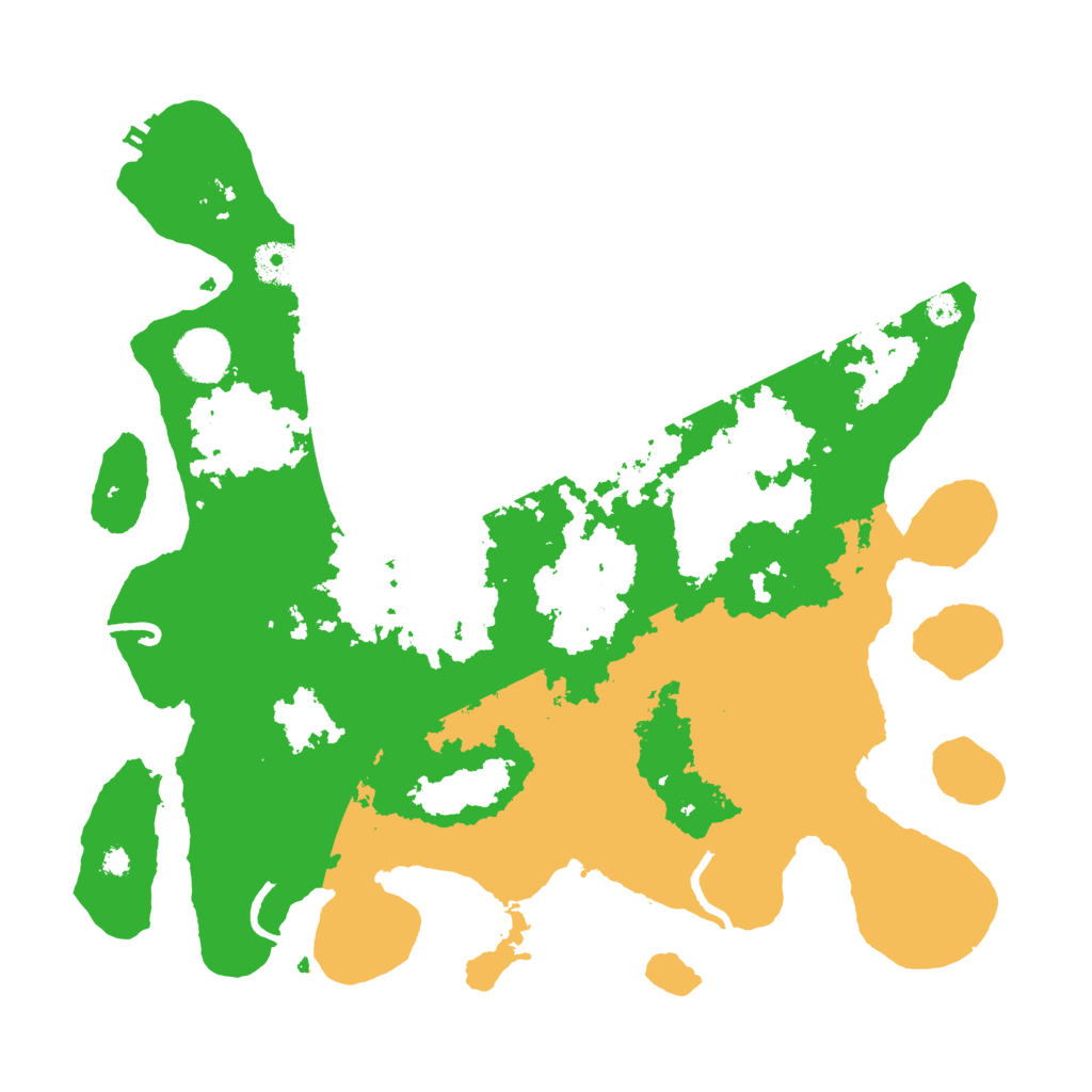 Biome Rust Map: Procedural Map, Size: 3600, Seed: 7821