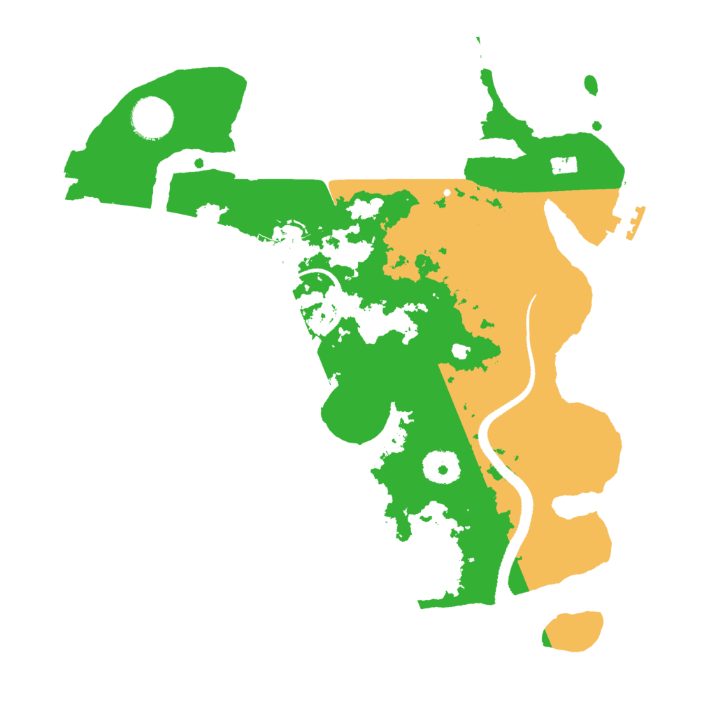 Biome Rust Map: Procedural Map, Size: 3000, Seed: 58679836
