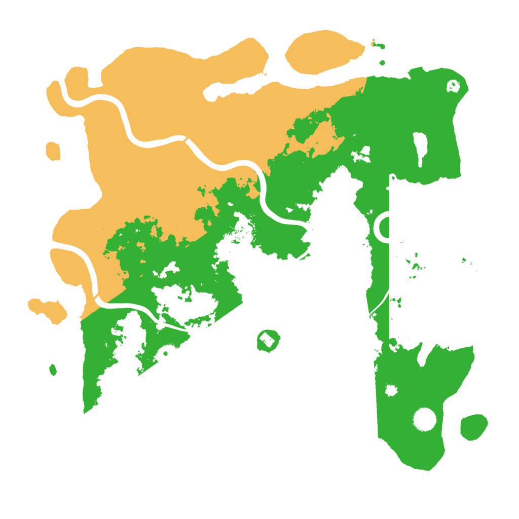 Biome Rust Map: Procedural Map, Size: 3950, Seed: 330830298