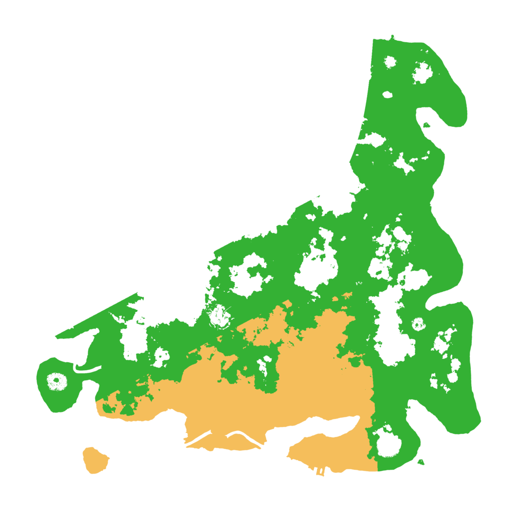 Biome Rust Map: Procedural Map, Size: 4000, Seed: 57005