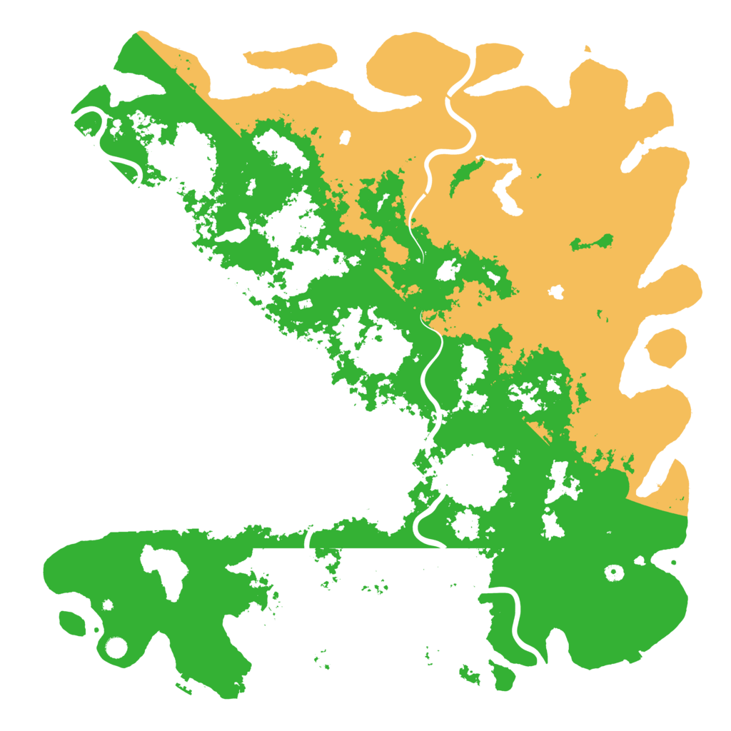 Biome Rust Map: Procedural Map, Size: 6000, Seed: 1737323