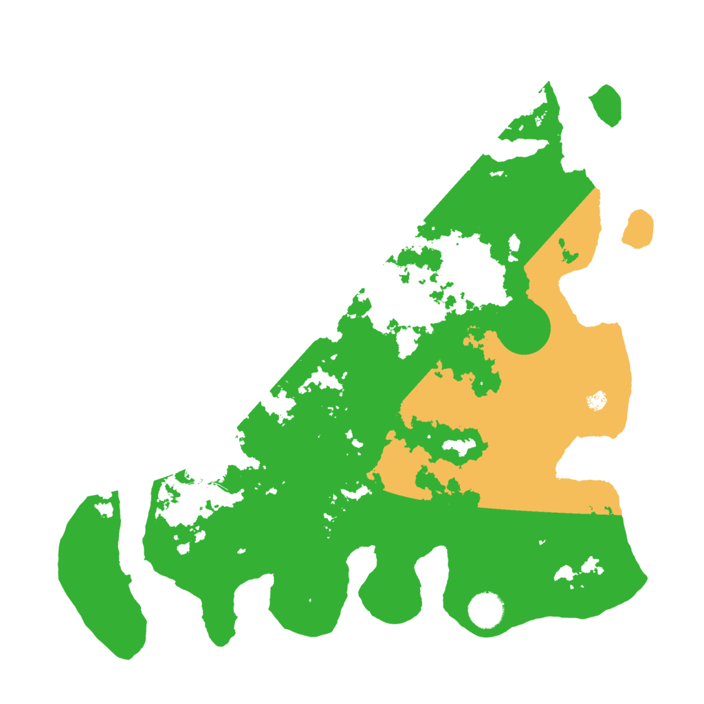 Biome Rust Map: Barren, Size: 3500, Seed: 21474