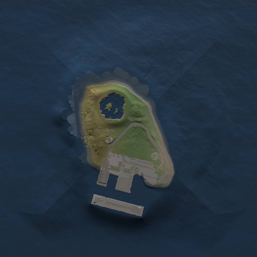 Rust Map: Procedural Map, Size: 1000, Seed: 876543567, 2 Monuments