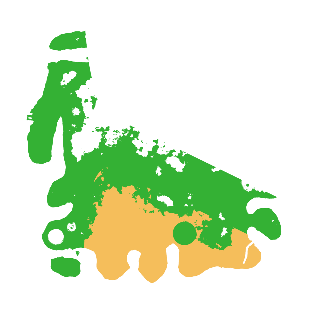 Biome Rust Map: Procedural Map, Size: 3500, Seed: 1667615070