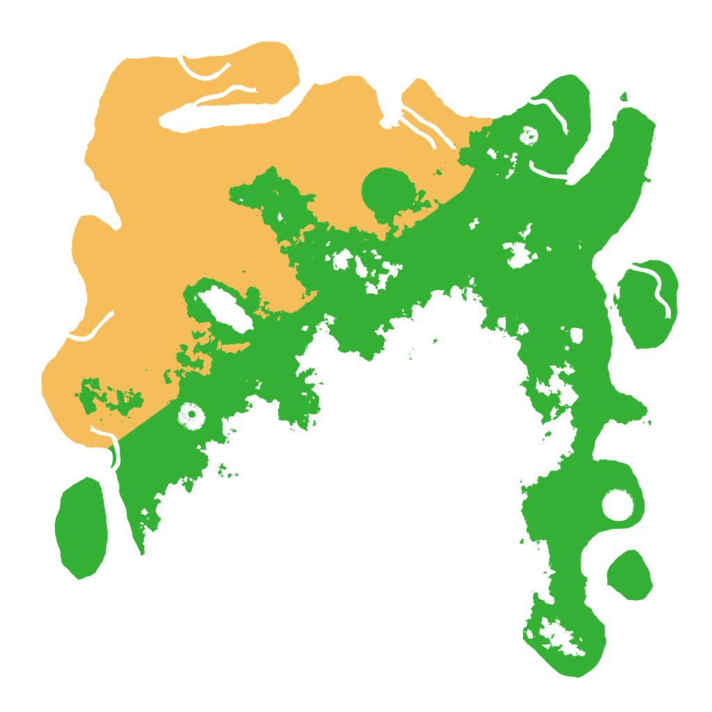 Biome Rust Map: Procedural Map, Size: 4000, Seed: 1465728438