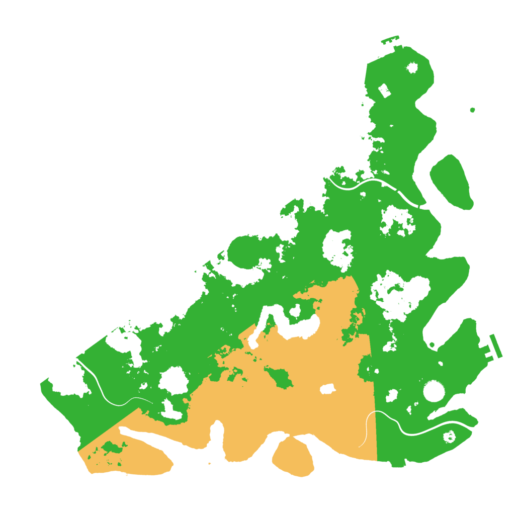 Biome Rust Map: Procedural Map, Size: 4250, Seed: 6753