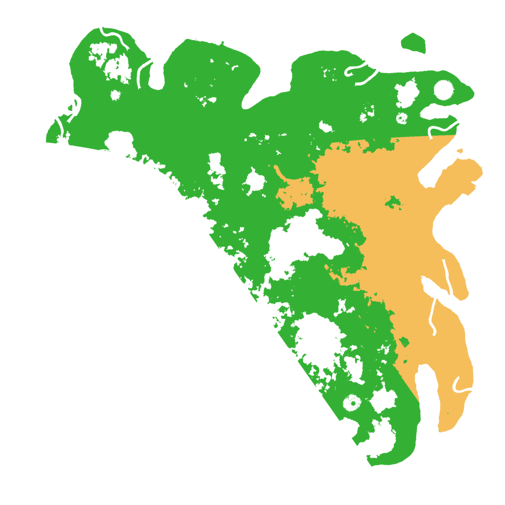 Biome Rust Map: Procedural Map, Size: 4500, Seed: 8875390