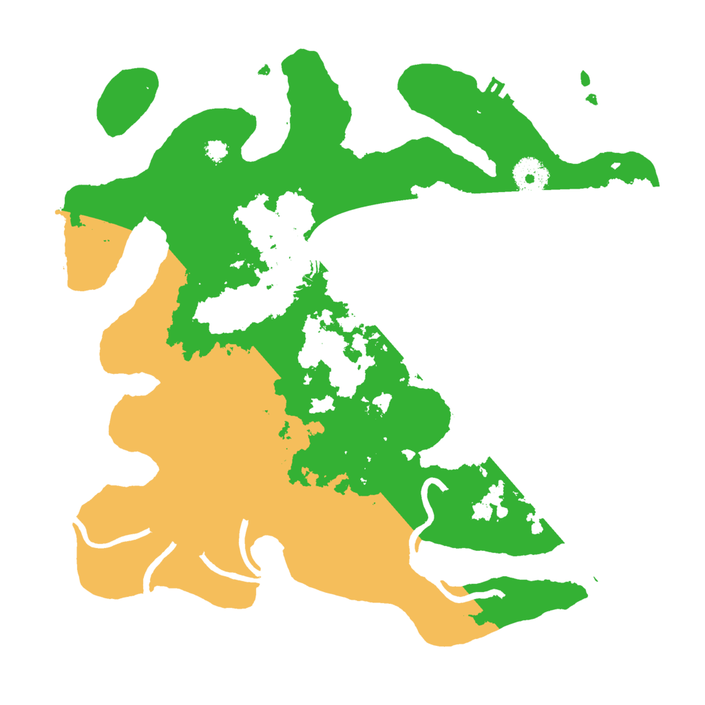 Biome Rust Map: Procedural Map, Size: 3000, Seed: 38168521