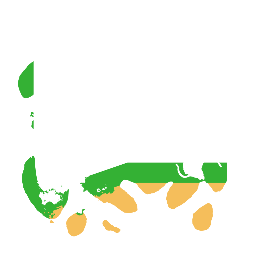 Biome Rust Map: Procedural Map, Size: 3500, Seed: 102221