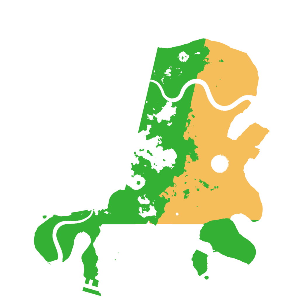 Biome Rust Map: Procedural Map, Size: 3000, Seed: 14084