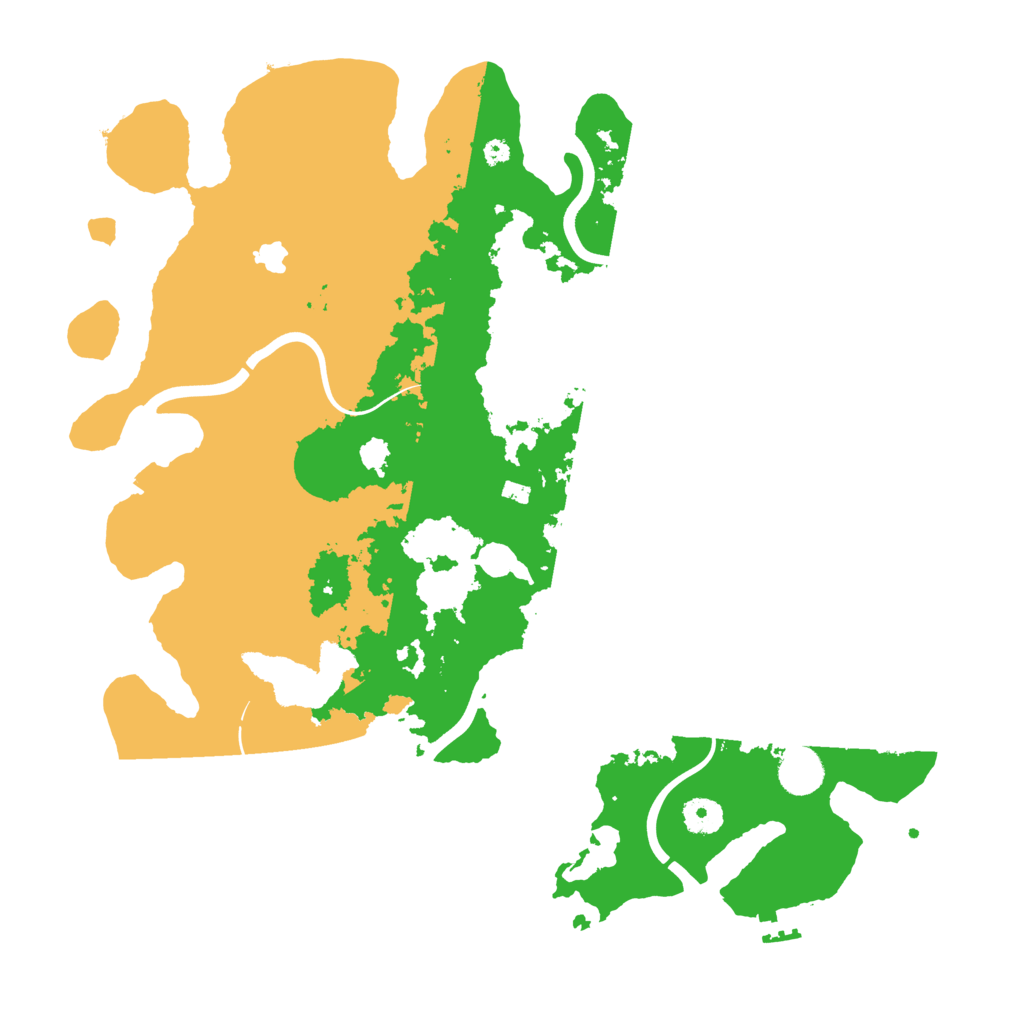 Biome Rust Map: Procedural Map, Size: 4000, Seed: 4057