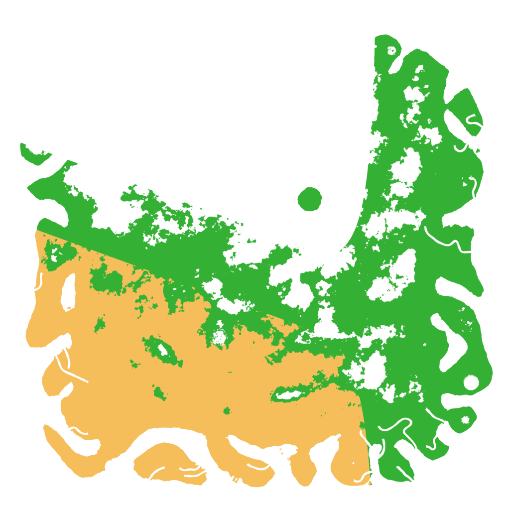 Biome Rust Map: Procedural Map, Size: 6000, Seed: 2001528412